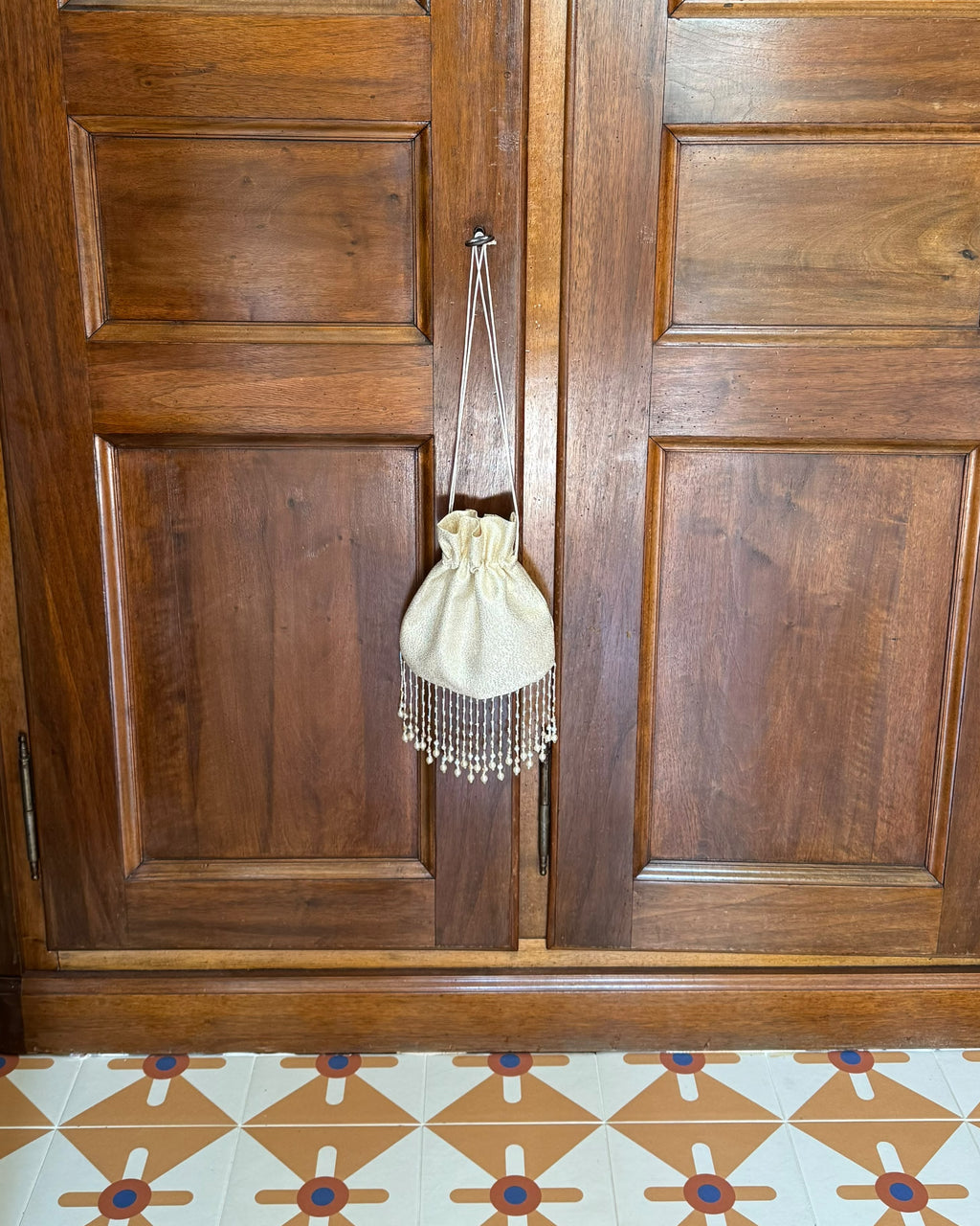 Daphne Bag with beaded fringes